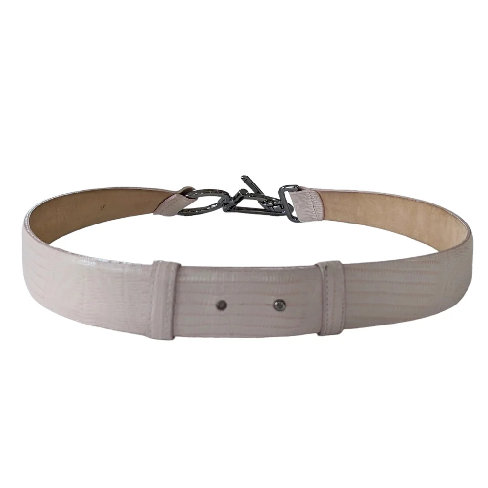 Carlisle Light Pink Leather Belt Size Medium